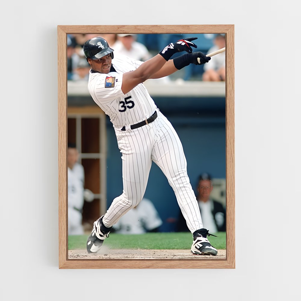 Poster Frank de thomas – affiche Baseball (vue 4)